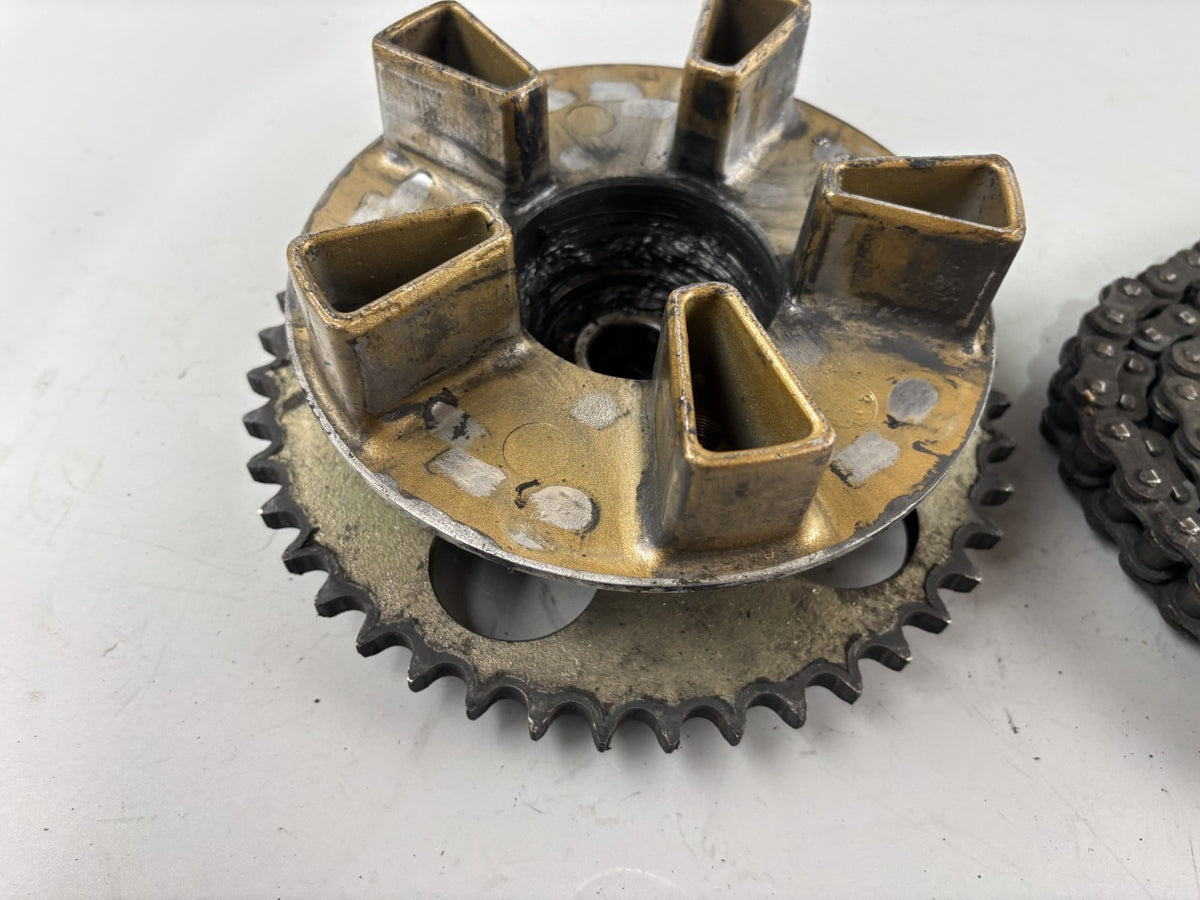 Honda VF 750 F RC15 Kettensatz Kettenit Ritzel Chain Antrieb