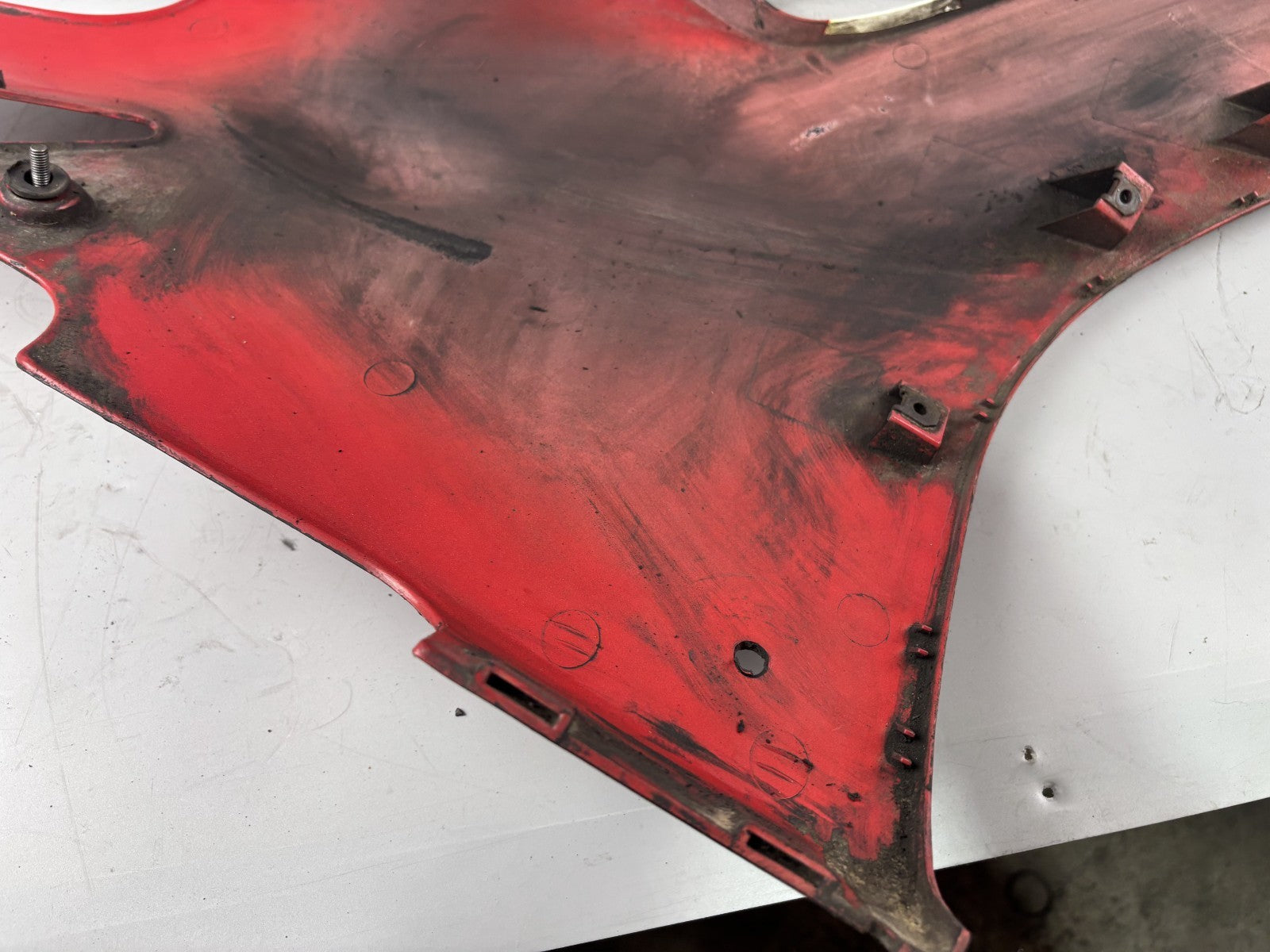 Suzuki GSX-R 750 W GR7BB Seitenverkleidung Sidecover Verkleidung links left
