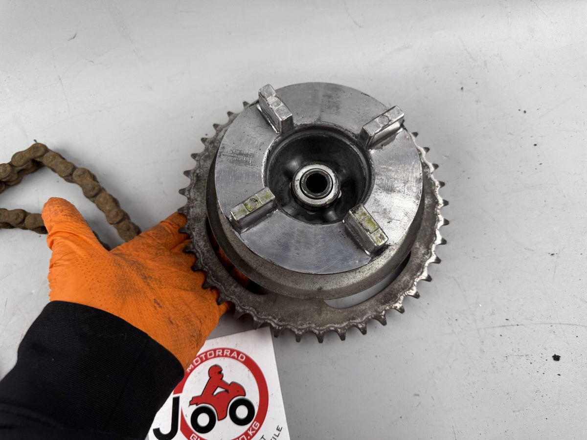 Suzuki GN250 NJ42A Ritzel Kettensatz Kettenkit Chain Antrieb