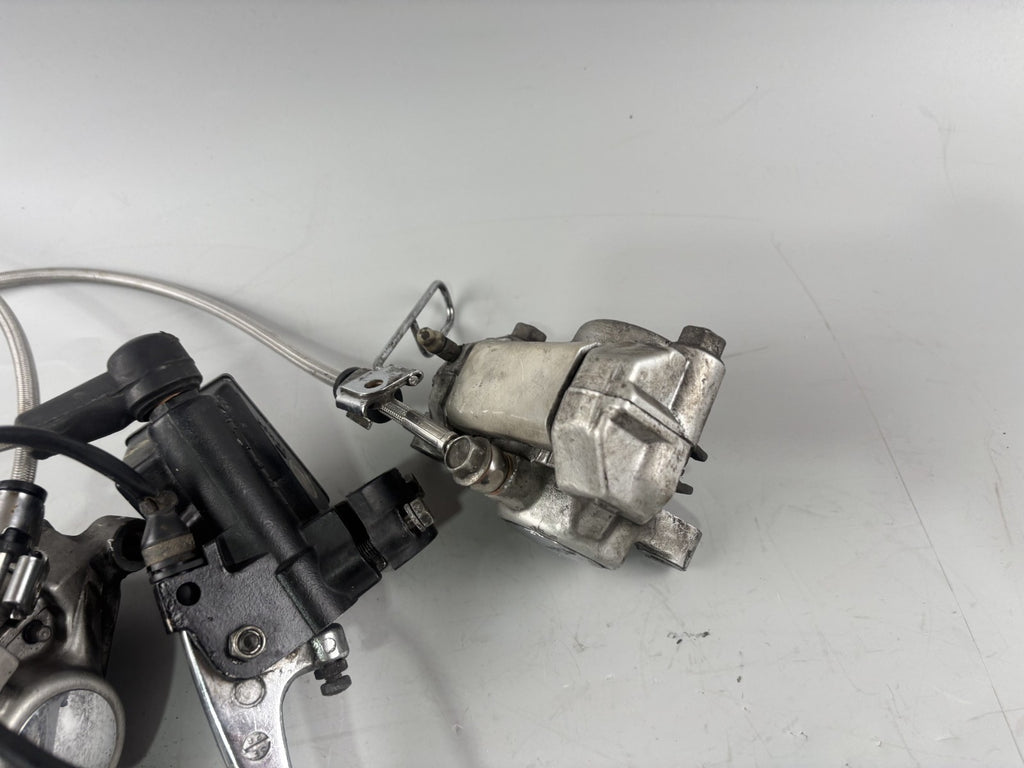 Yamaha XV1100 Virago 3LP Bremsanlage Brake Bremse Satttel Pumpe Flex front