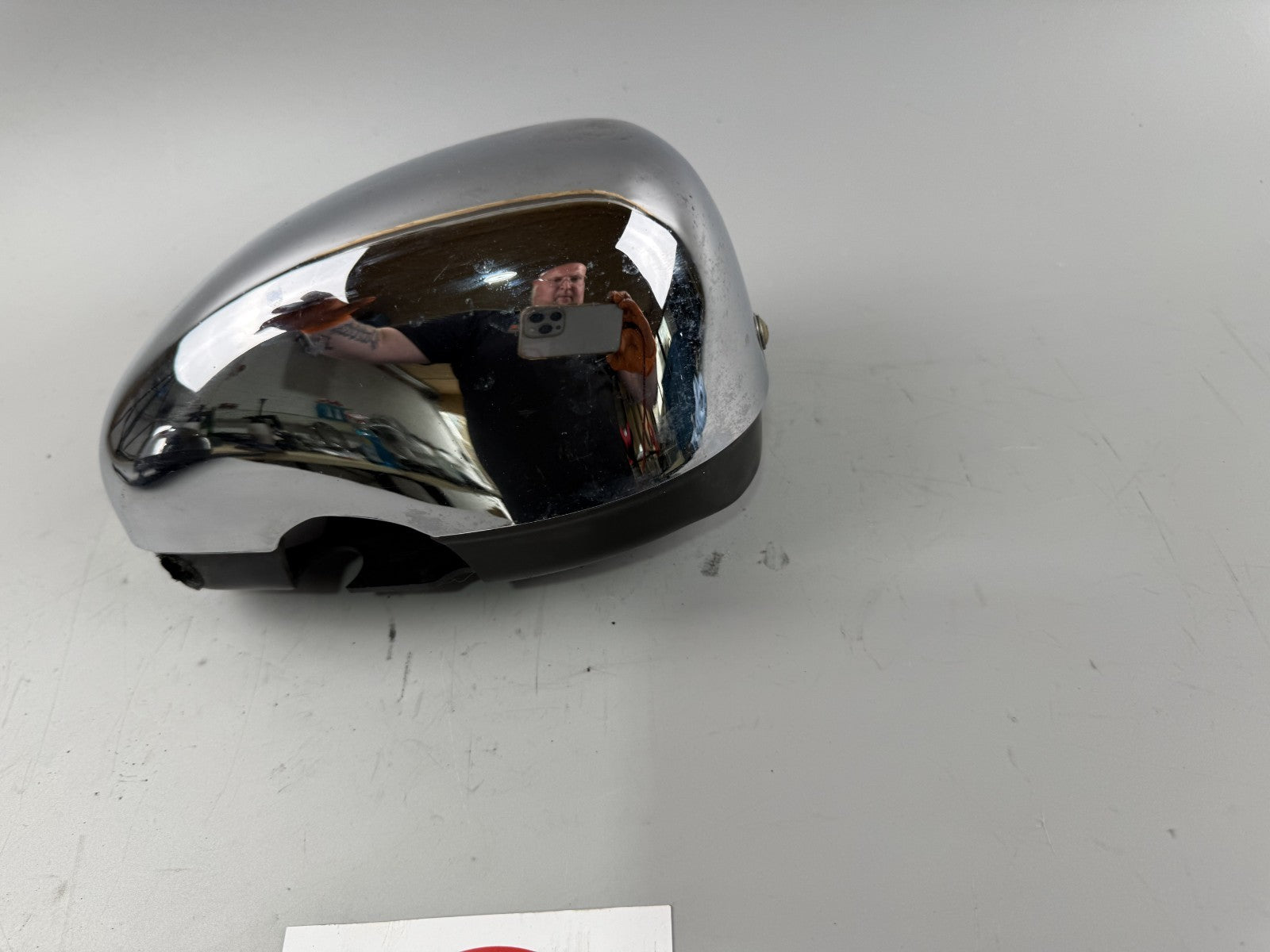 Yamaha XV535 3BR 2 Virago Seitendeckel Chrome Abdeckung Cover Verkleidung rechts
