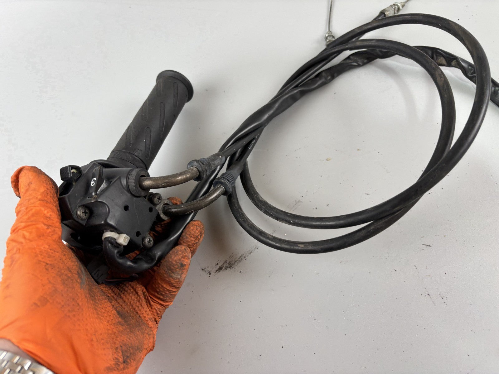 Suzuki GS 500 EU GM51B Lenkerschalter rechts Handlebar Switch Gasgriff Electric