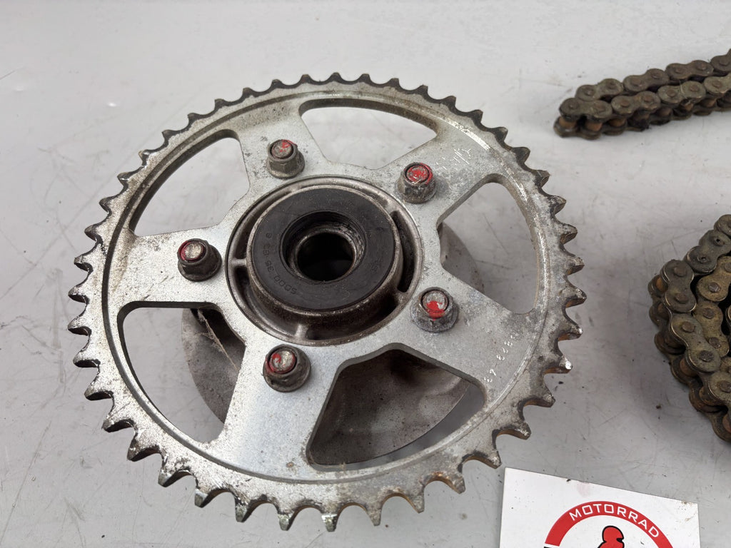Suzuki RF 600 R GN76A Kettensatz Chain Kettenkit Kettenradträger Antrieb