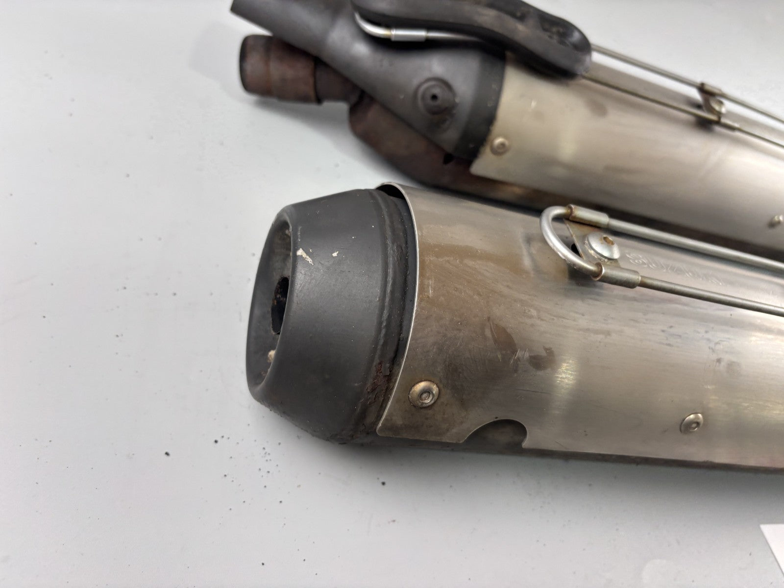 Suzuki DR 800 S DR BIG SR43 A/B Auspuff Exhaust Endtopf Schalldämpfer