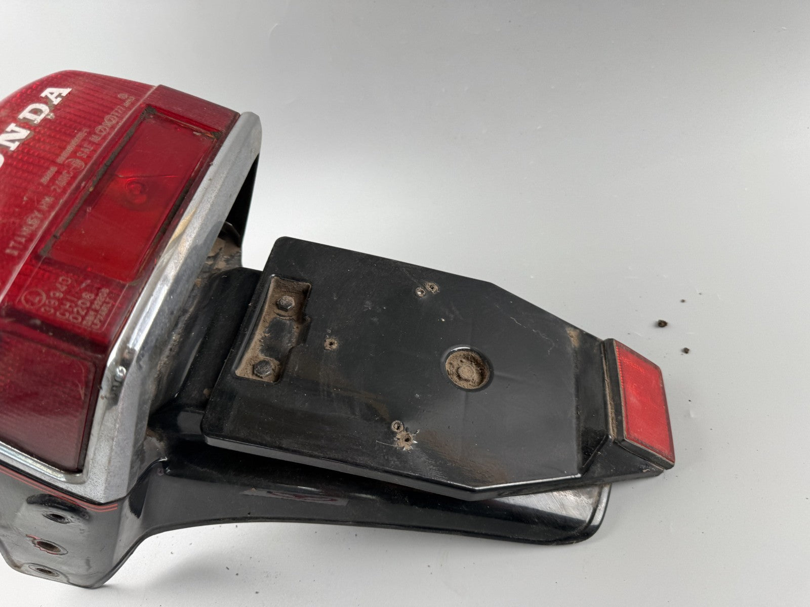 Honda CX500 Heckverkleidung Kotflügel Mitte Rücklicht Fender Kennzeichenhalter