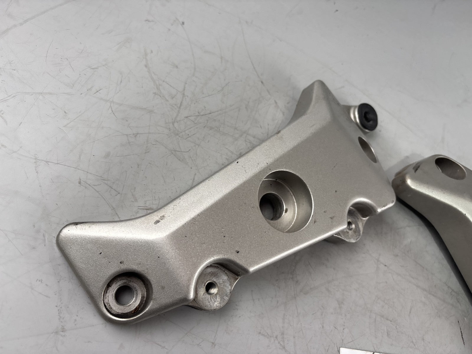 Honda CBF 600 S PC38 Fußrastenhalter Fußrastenhalteplatte Plate Holder