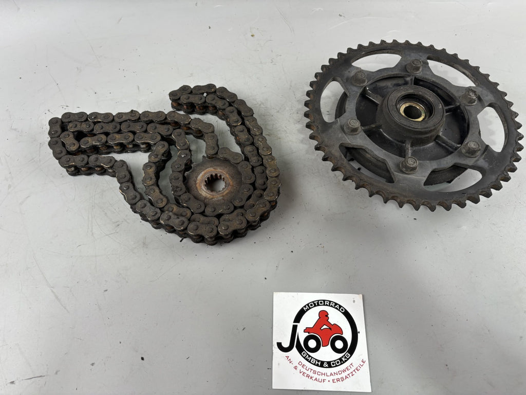 Yamaha FZS600 Fazer RJ02 Kettenkit Kettensatz Chain Antrieb Kettenrad