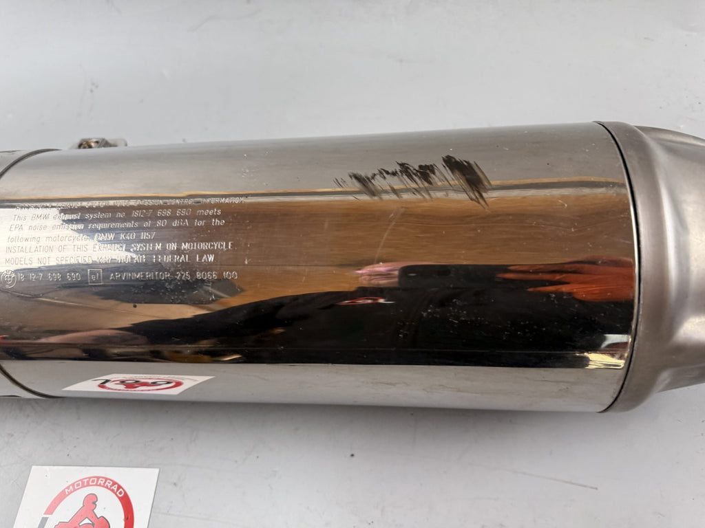 BMW K 1200 S K40 Auspuff Exhaust Endtopf Schalldämpfer