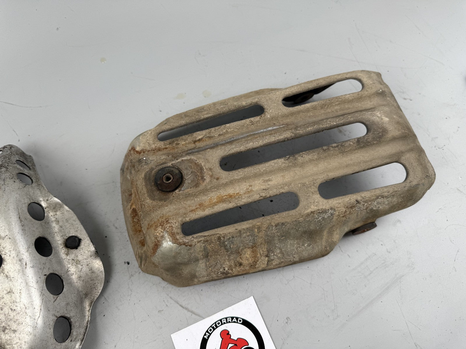 Honda XL350 R ND03 Motorschutz Unterfahrschutz Skid Plate Wanne