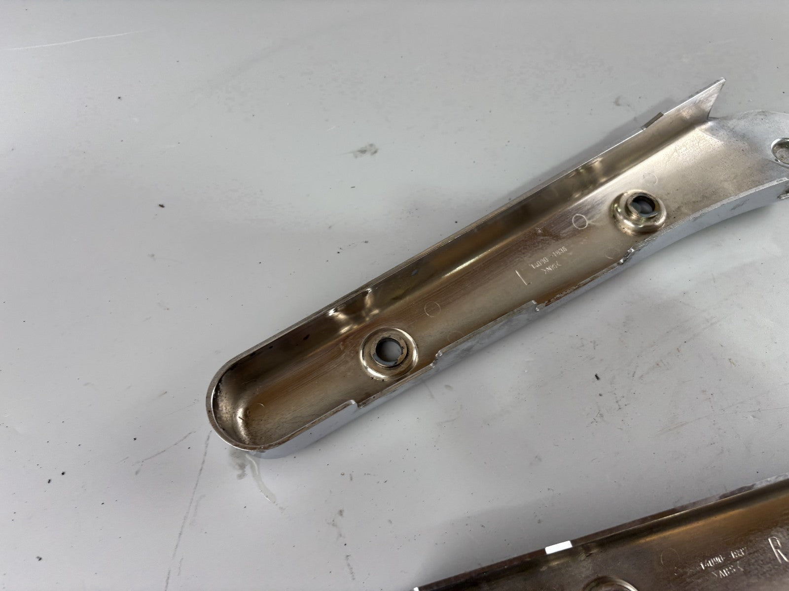 Kawasaki BN125A EL125 Eliminator Chromedeckel Abdeckung Cover Verkleidung hinten