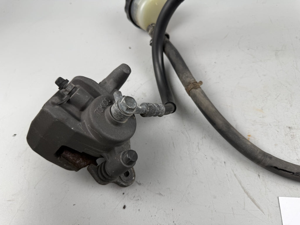Kawasaki ER6F EX650A Bremsanlage Brake back hinten Bremse Sattel Pumpe