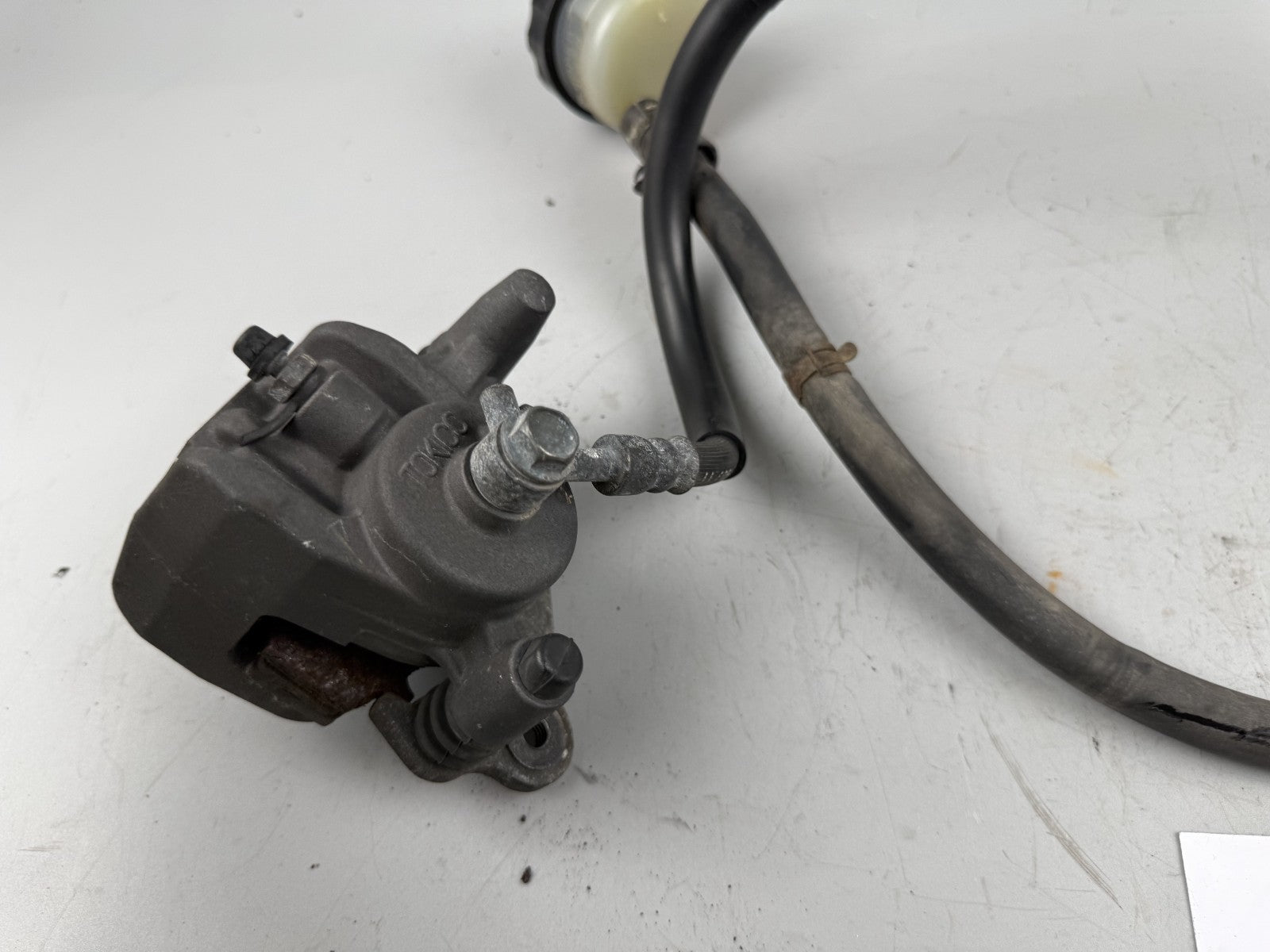 Kawasaki ER6F EX650A Bremsanlage Brake back hinten Bremse Sattel Pumpe