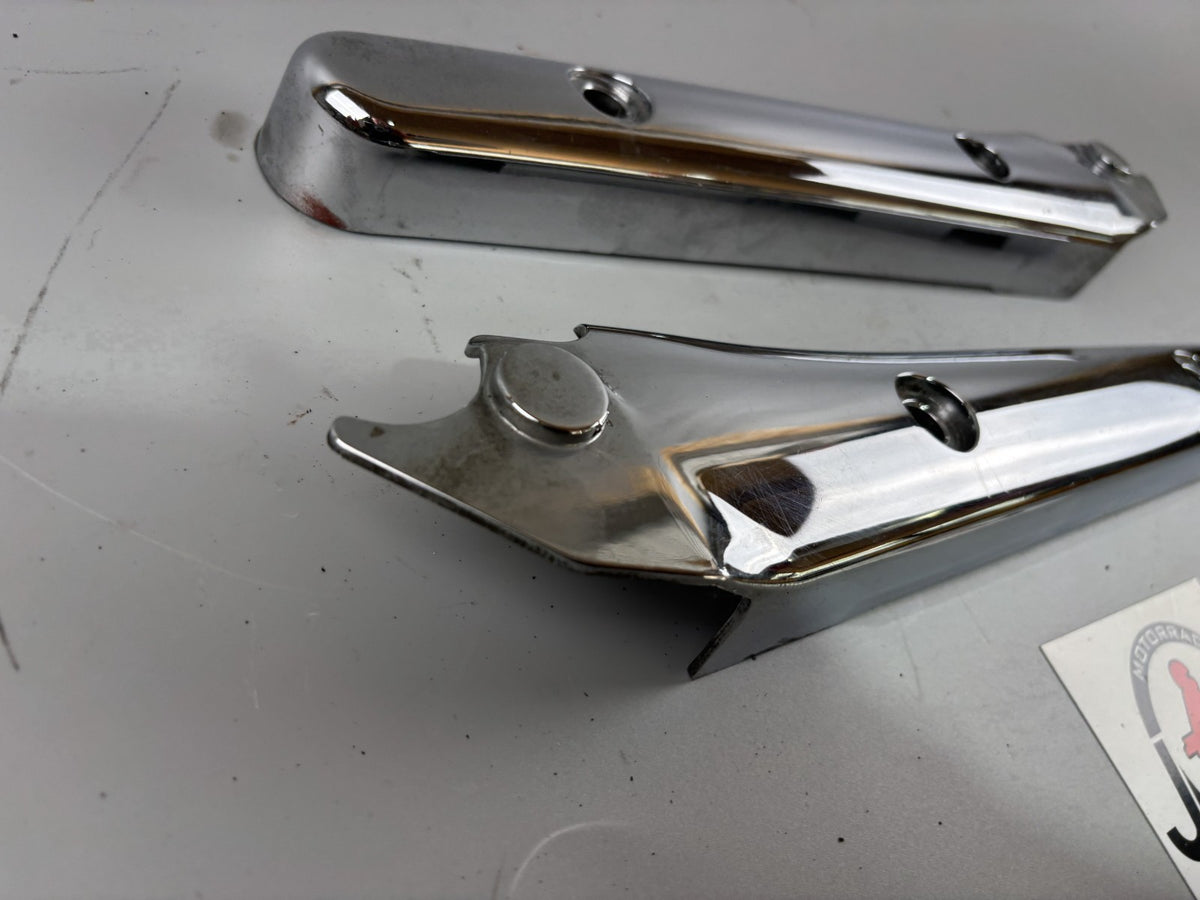 Kawasaki BN125A EL125 Eliminator Chromedeckel Abdeckung Cover Verkleidung hinten