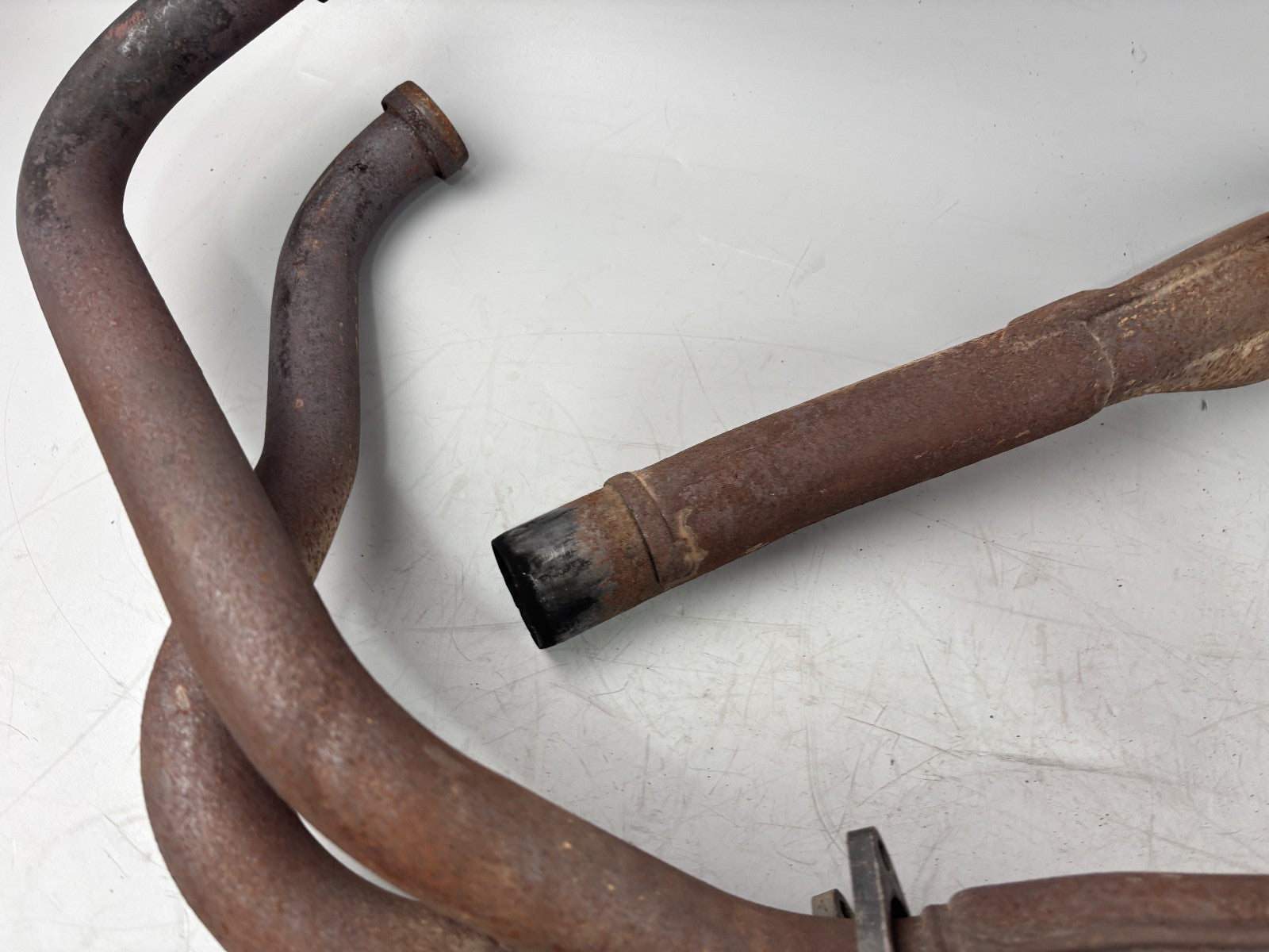 Suzuki GSX-R 750 W GR7BB Krümmer Downpipe Exhaust Auspuff