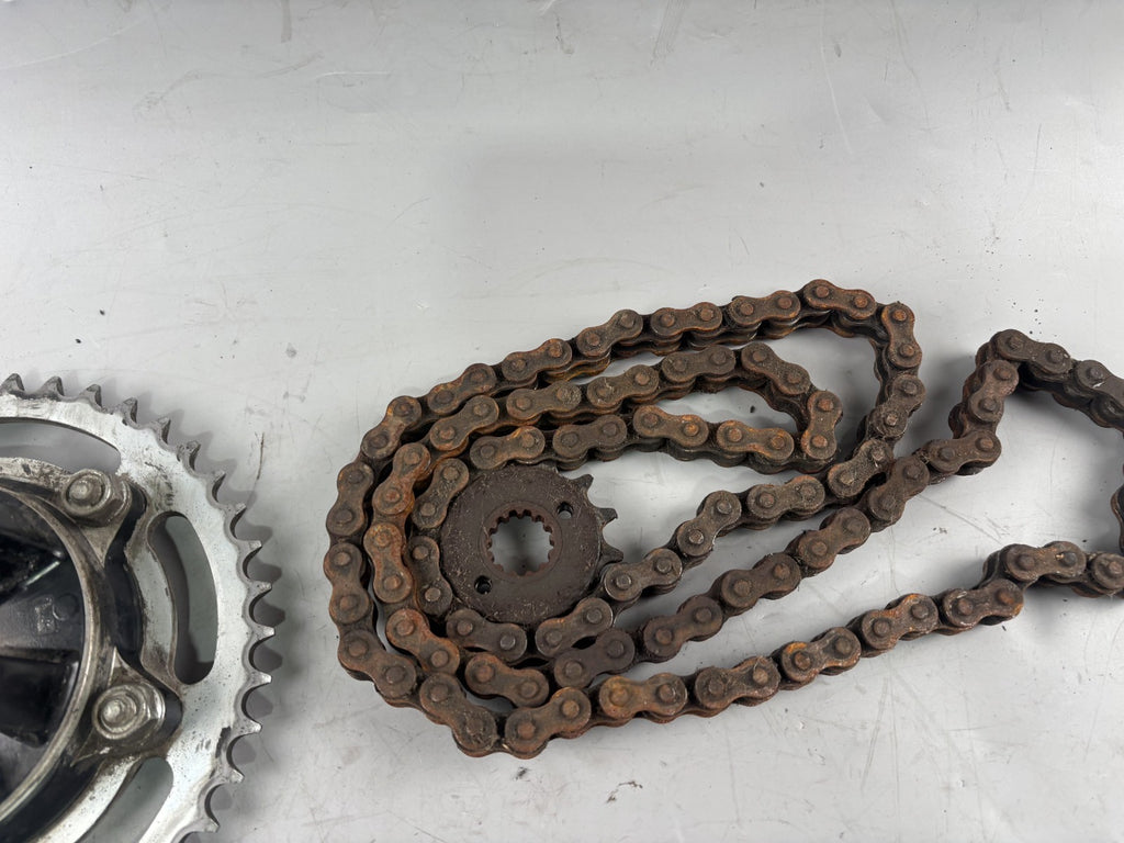Honda SLR 650 Vigor FX 650 RD09 Kettenkit Kettensatz Chain Kettenradträger