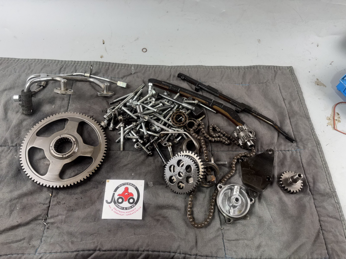 Honda SLR 650 Vigor FX 650 RD09 Schrauben Reste Screws Motor Engine Gleitschiene