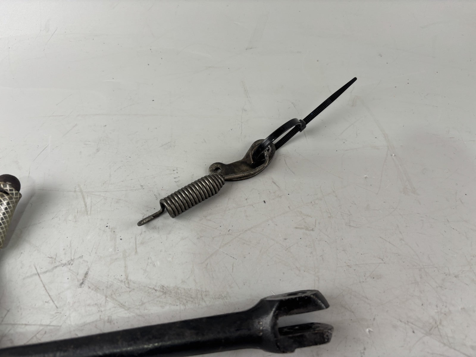 Yamaha XS400 2A2 Seitenständer Sidestand Holder Halter Feder Spring