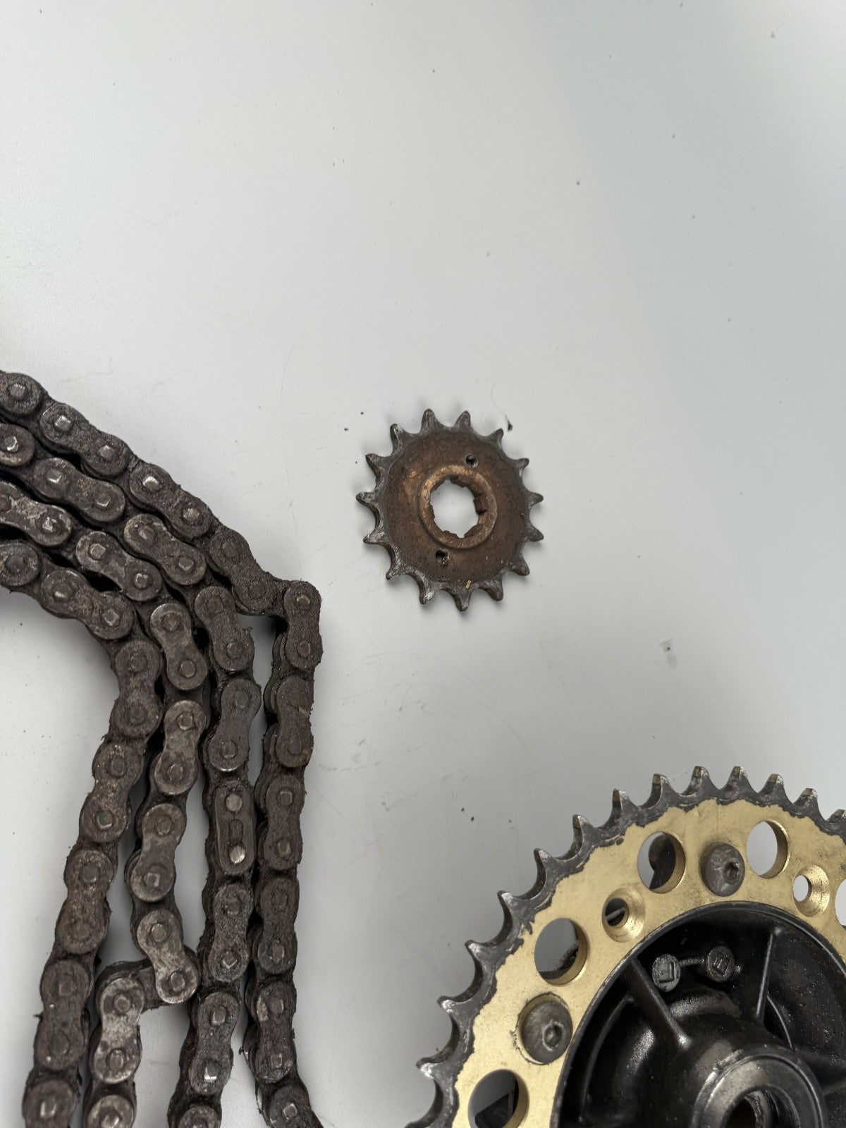Honda XL600R PD03 Kettensatz Kette Chain Ritzel Kettenrad
