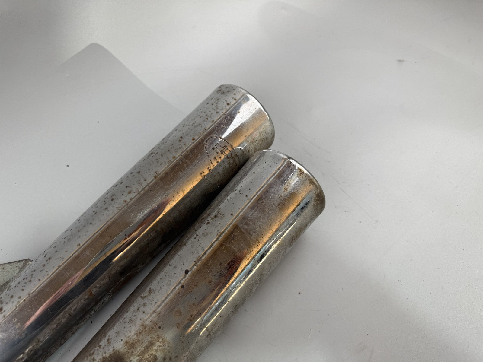 Honda CX500 Auspuff Exhaust Endtopf Schalldämpfer rechts links JAMA