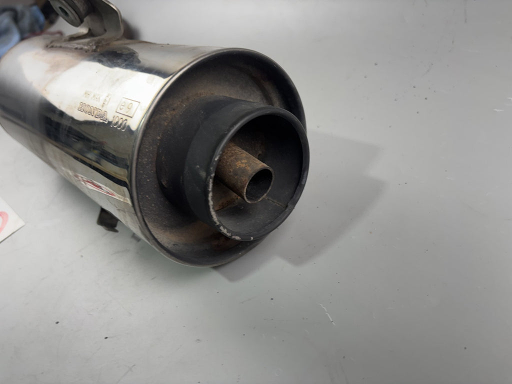 Honda SLR 650 Vigor FX 650 RD09 Exhaust Auspuff Endtopf Schalldämpfer links left