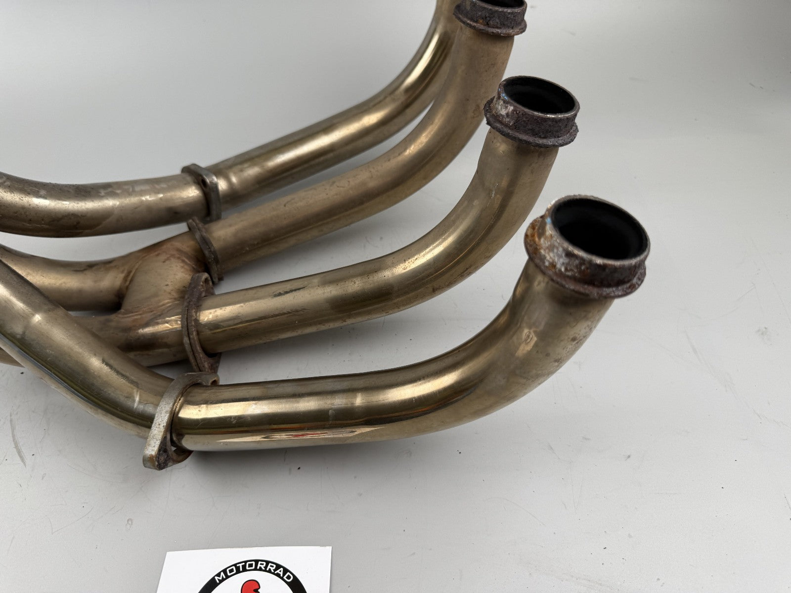 Suzuki GSX750 AE Inazuma Krümmer Downpipe Exhaust Auspuff Motor Engine