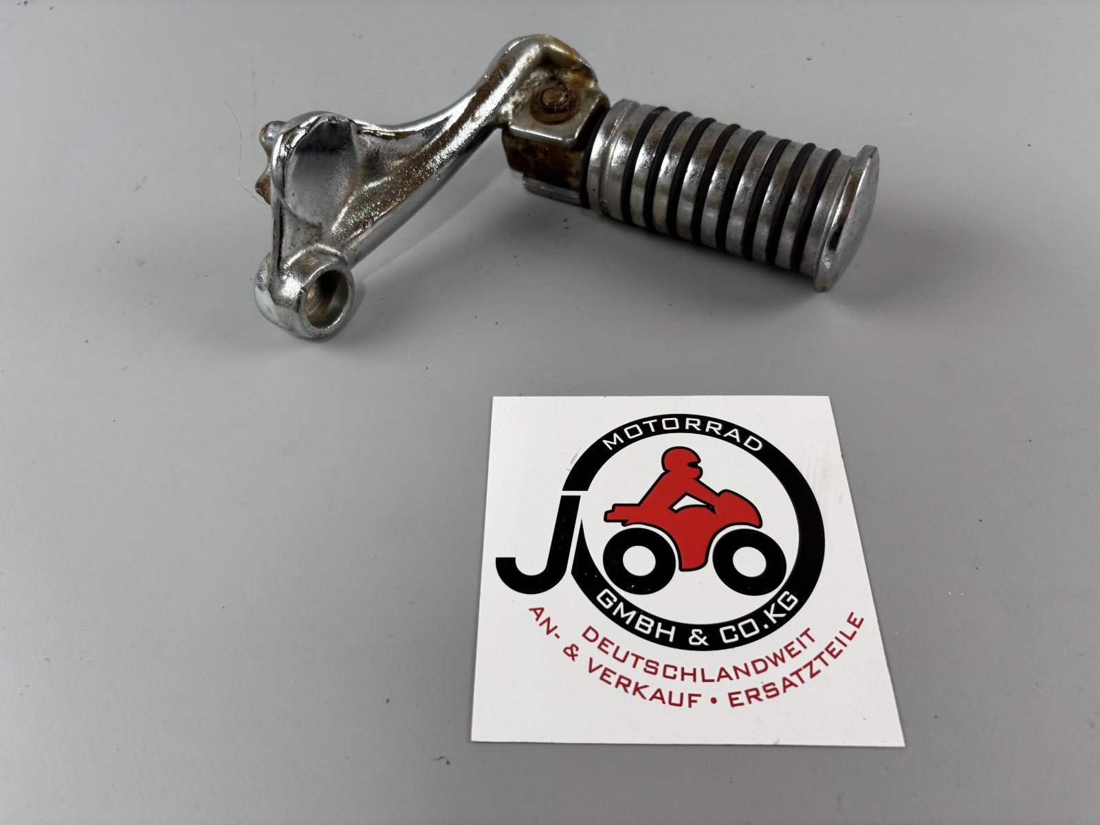 Honda CX500 C PC01 Güllepumpe Fußraste Foot Hangers vorne front rechts right