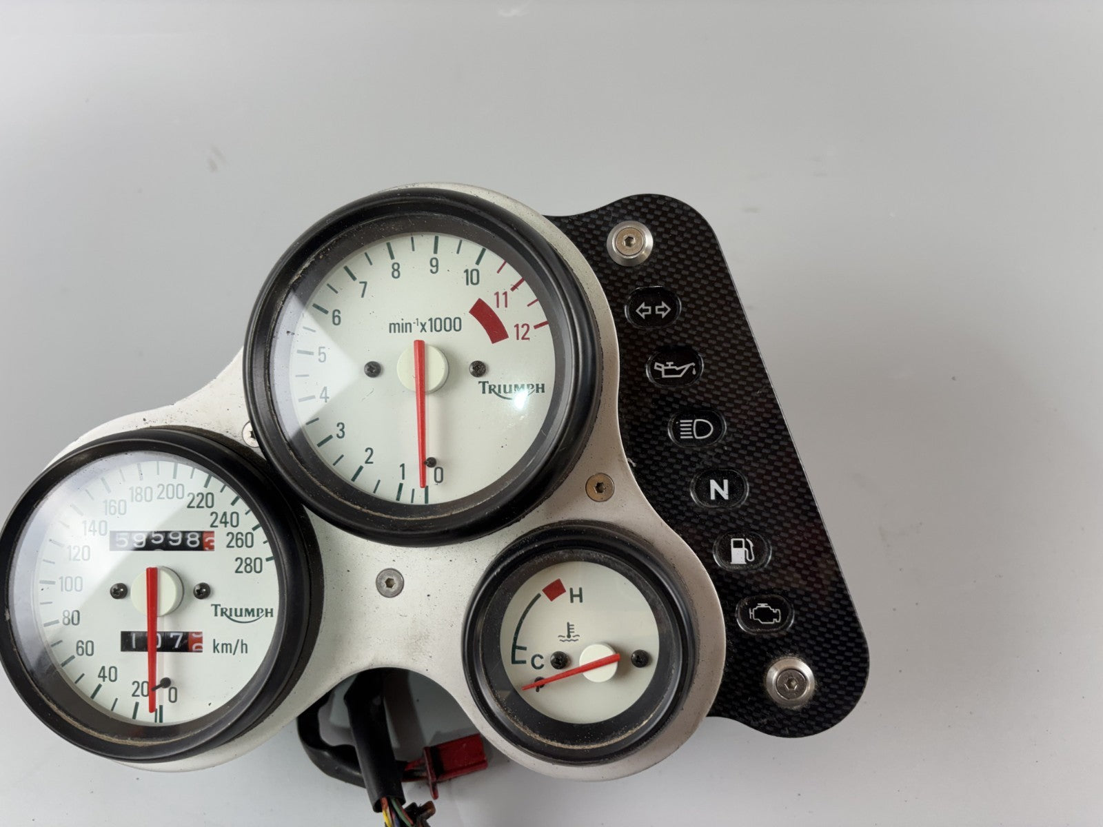 Triumph Daytona 955 T 595 Tacho Cockpit Speedometer  Drehzahlmesser Instrumente