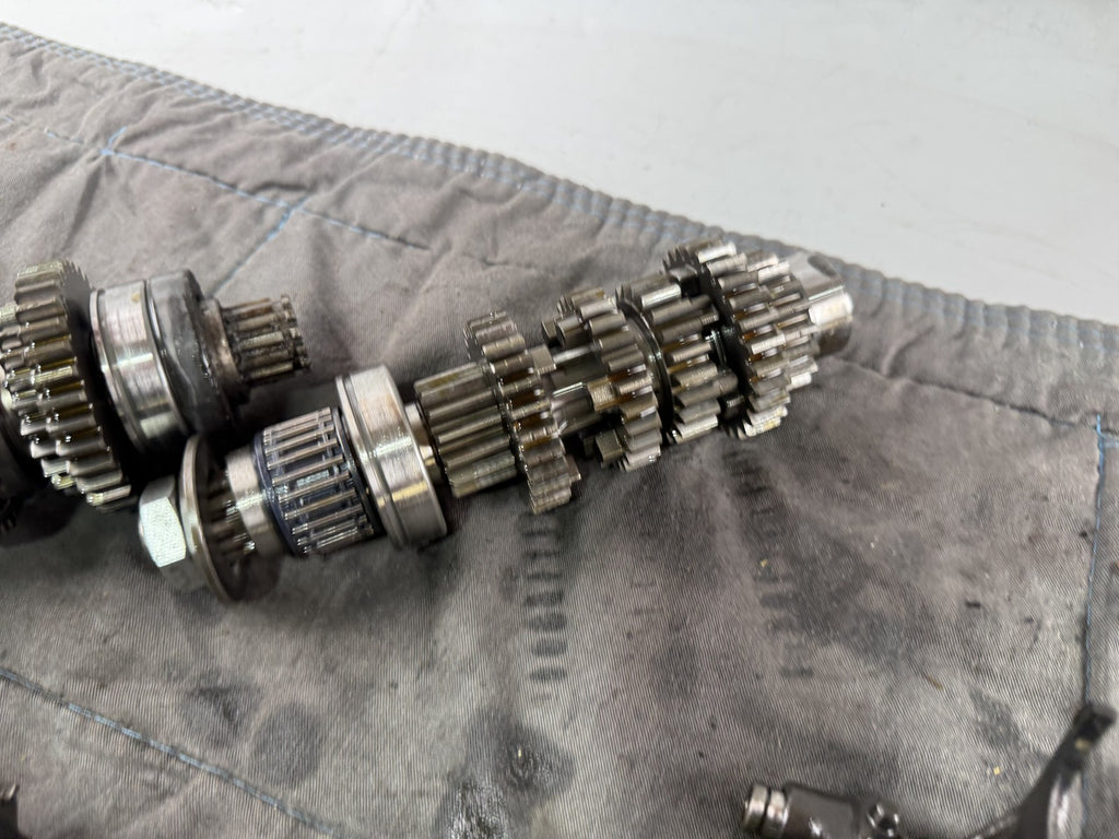 Kawasaki EL250 252 Eliminator Getriebe Getriebewelle Schaltwalze Klaue Motor