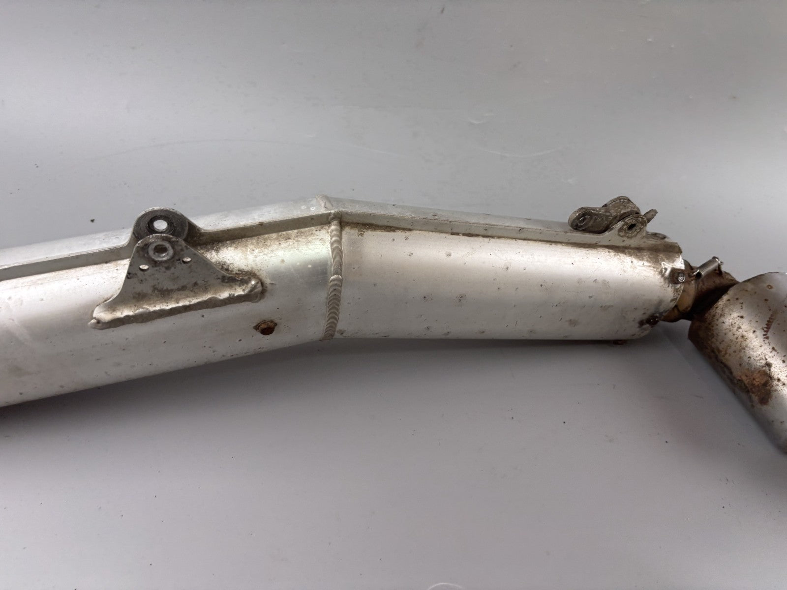 KTM LC4 620 SC Supercompetition Enduro Auspuff Sammler Exhaust Schalldämpfer