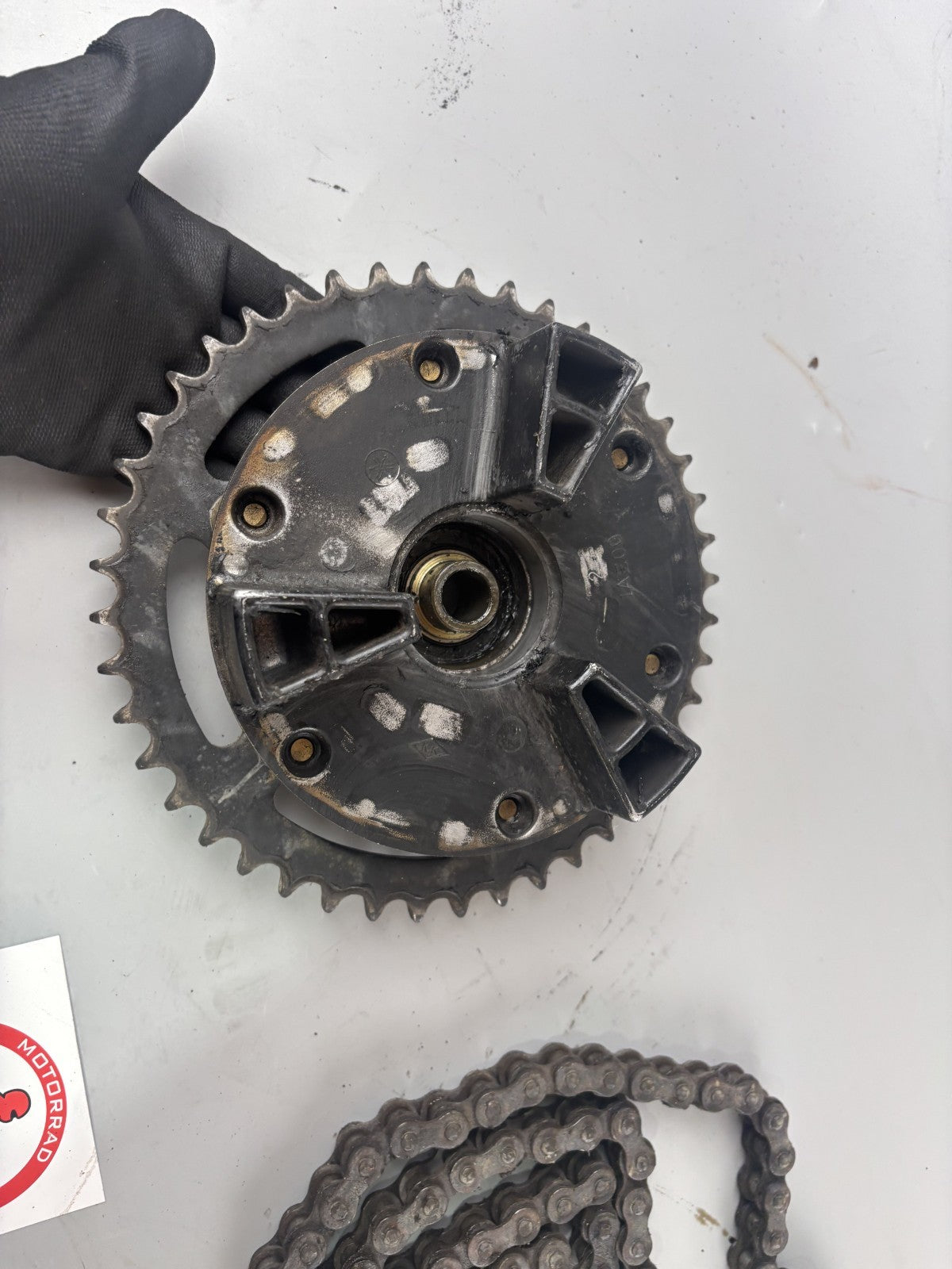 Yamaha TDM 850 3VD Kettensatz Kettenkit Chain Antrieb Kettenradträger
