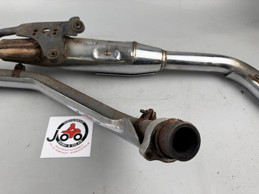 Honda VT600C Shadow Auspuffanlage Auspuff Exhaust Downpipe Schalldämpfer