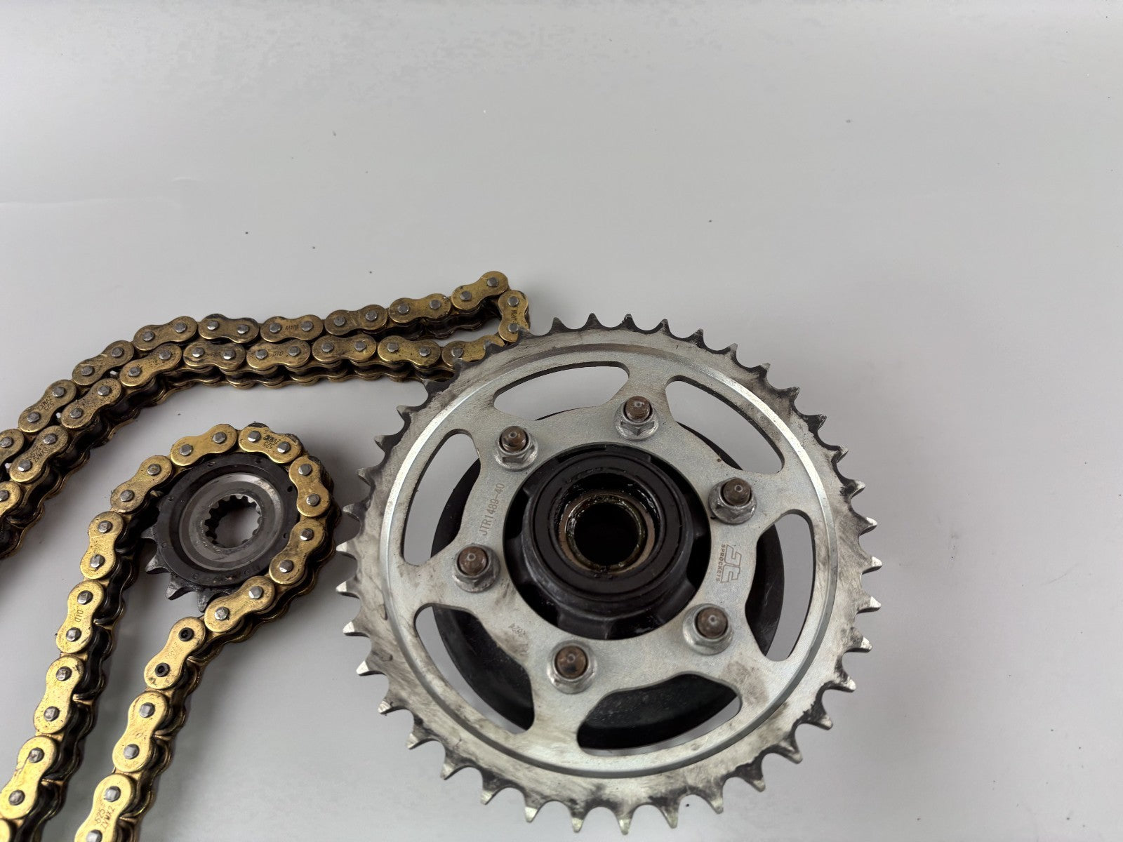Kawasaki ZX6R ZX636 A 2002 Kettensatz Kettenkit Kette Chain Ritzel Kettenrad