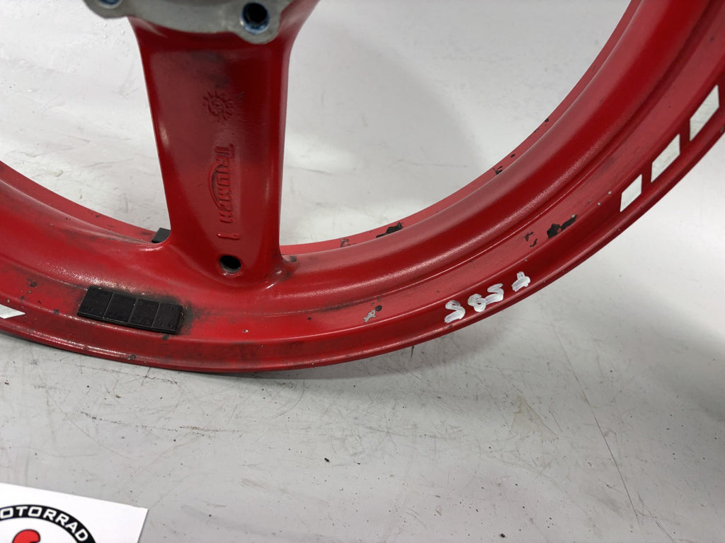 Triumph Daytona 955 T 595 Vorderradfelge Felge Rim Rad vorne front Reifen Rad