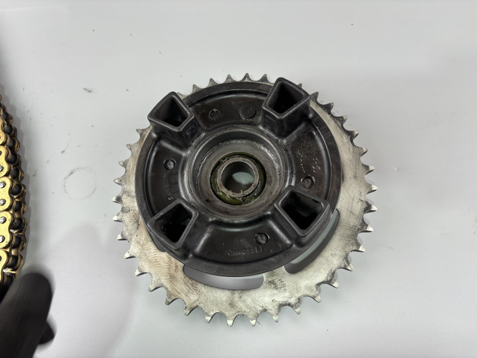 Kawasaki ZX6R ZX636 A 2002 Kettensatz Kettenkit Kette Chain Ritzel Kettenrad