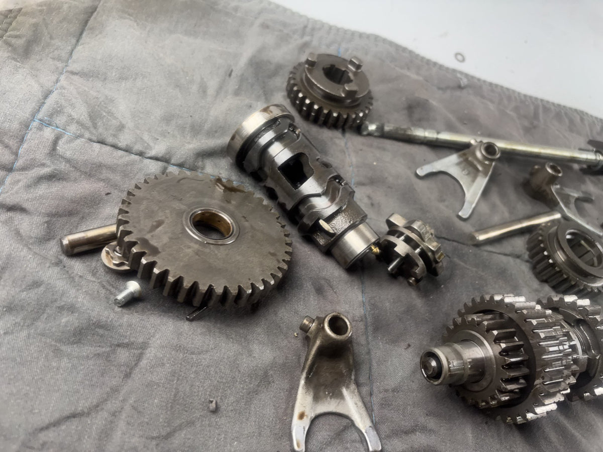 Yamaha XV535 3BR 2YL Getriebe Schaltwalze Schaltklauen Gearbox Motor Engine