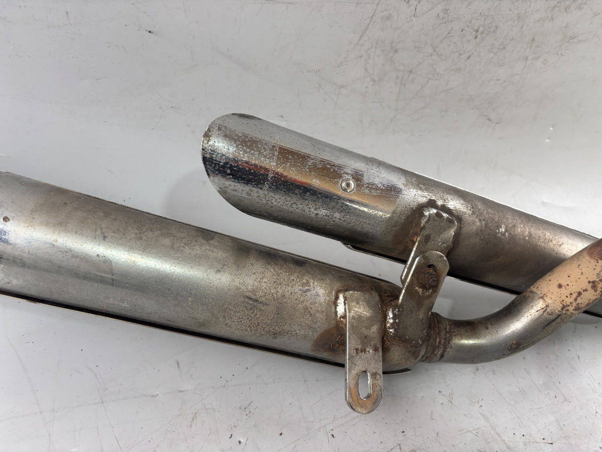 Yamaha XV700 Virago 56E Auspuffanlage Exhaust Endtopf Schalldämpfer