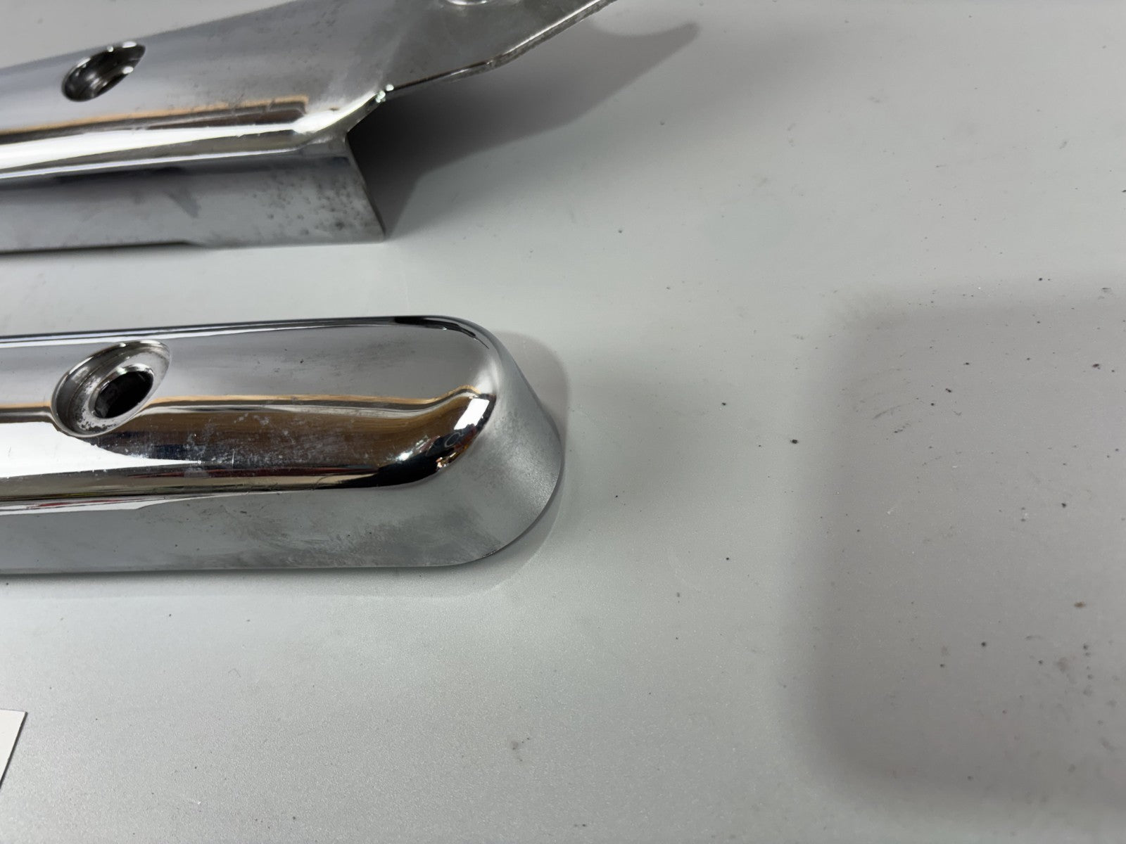 Kawasaki BN125A EL125 Eliminator Chromedeckel Abdeckung Cover Verkleidung hinten