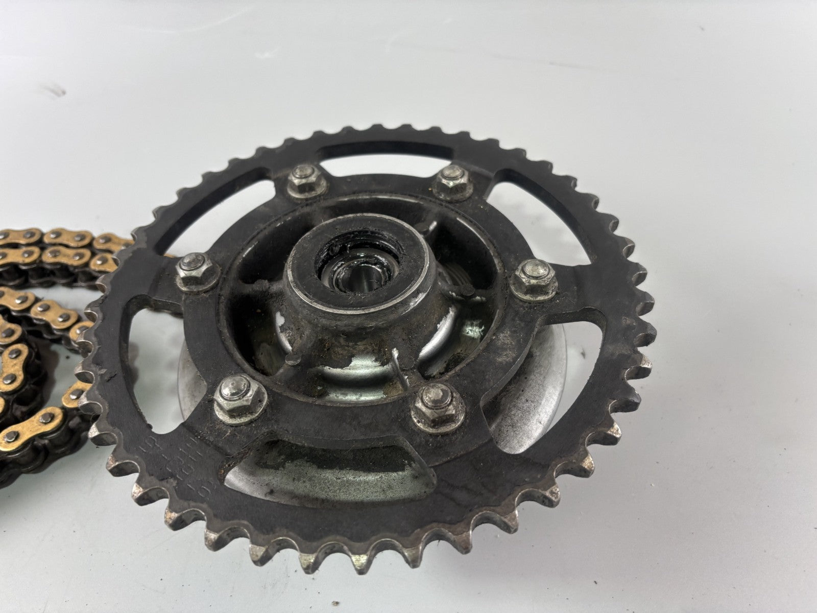 Kawasaki ZZR600D ZX600D Kettensatz Kettenkit Kettenradträger Chain Antrieb