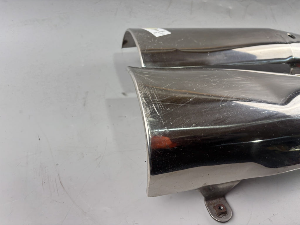 Honda SLR 650 Vigor FX 650 RD09 Auspuffblenden Blech Abdeckung Cover Deckel