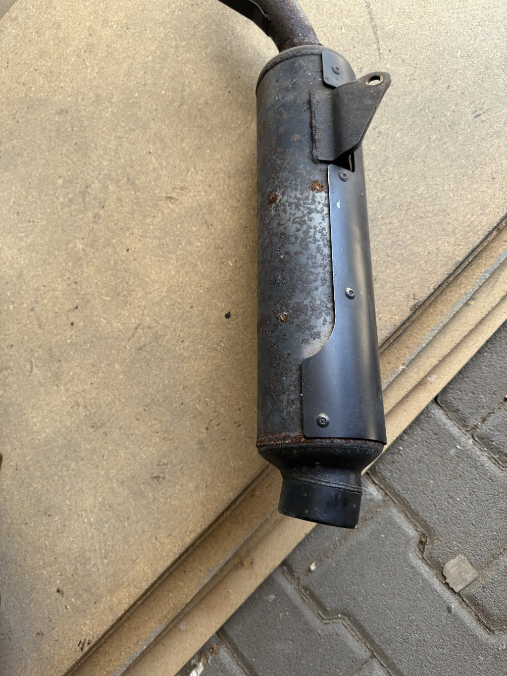 Suzuki GS500E GM51B Auspuffanlage Exhaust Krümmer Endtopf Schalldämpfer
