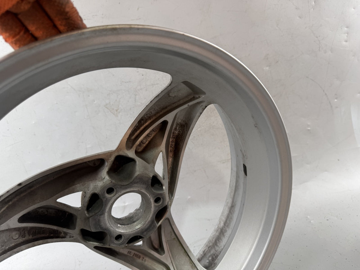 BMW F 650 CS Scarver Hinterradfelge Wheel Felge hinten back Rad RIM