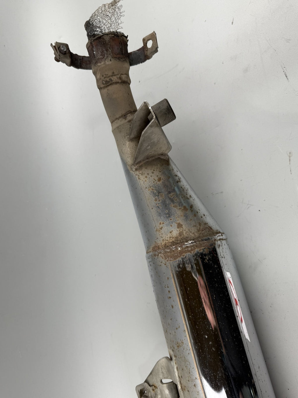 Yamaha XJ900 Diversion 4KM Auspuff Exhaust Endtopf links left
