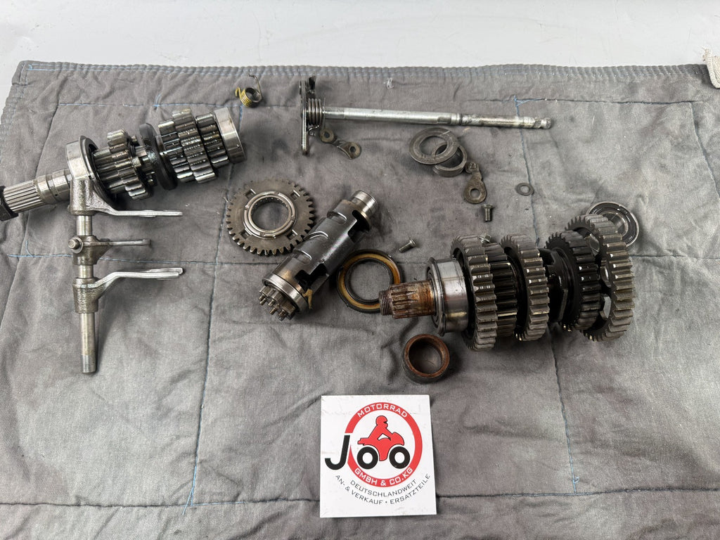 Yamaha XJR1200 4PU Getriebe Getriebewelle Zahnrad Schaltklaue Walze Motor Engine