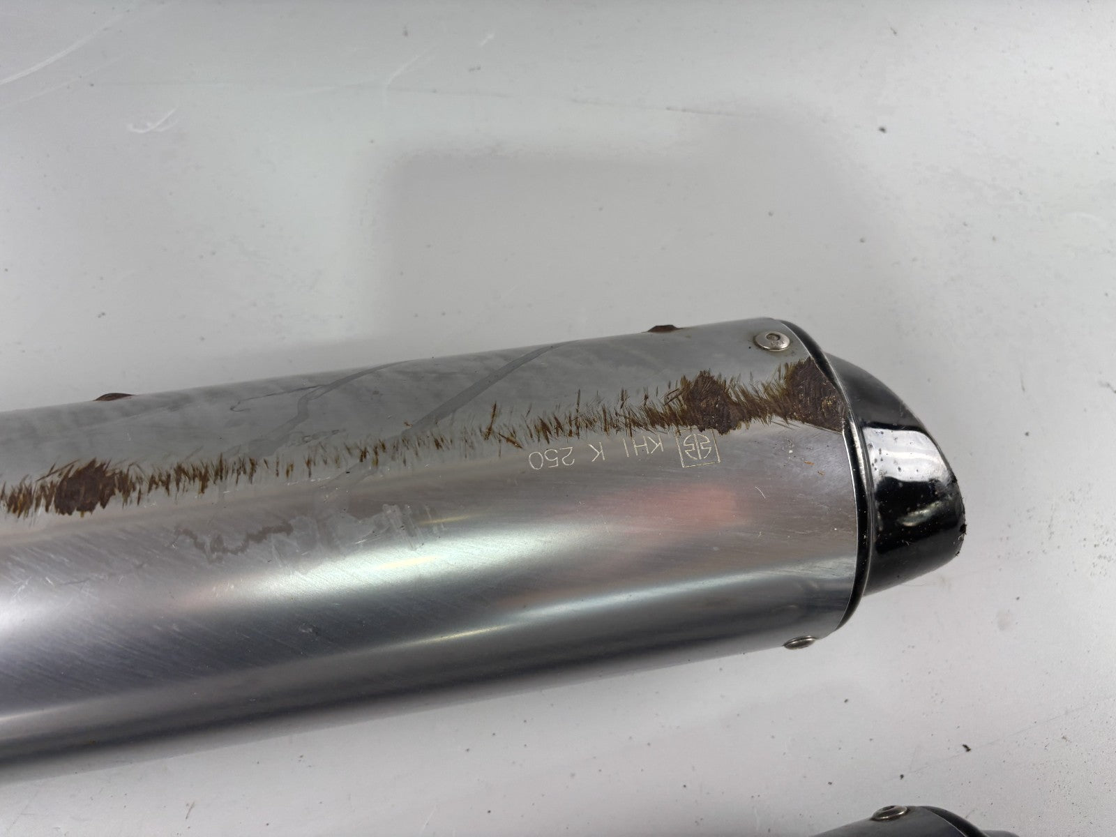Kawasaki ZZR600D ZX600D Auspuff Exhaust Schalldämpfer Endtopf rechts links