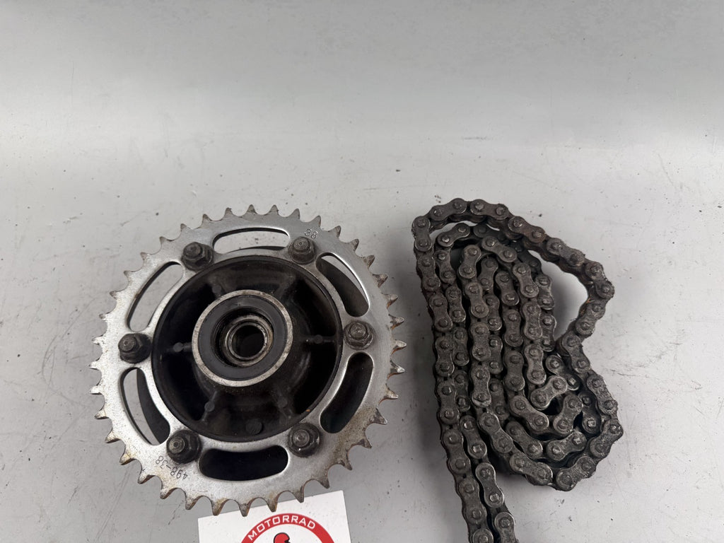 Kawasaki ZR 7 ZR750F Kettensatz Kettenit Ritzel Chain Antrieb