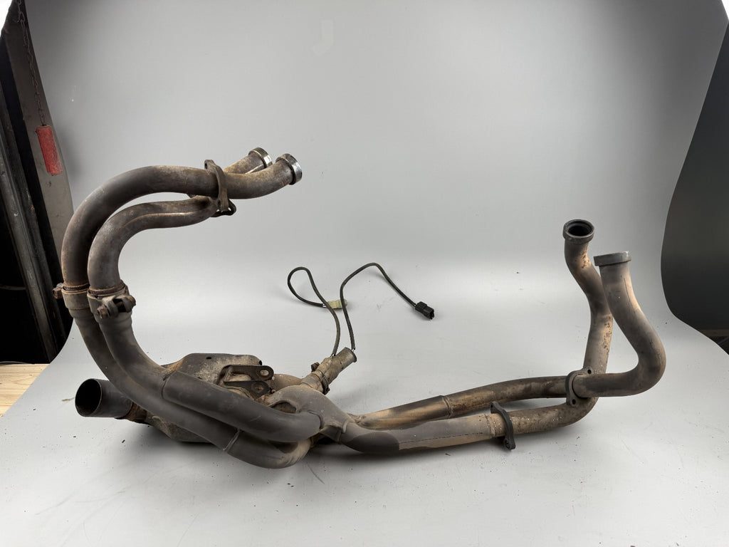 Honda VFR800 RC46 FI Krümmer Sammler Lambdasonde Sensor Exhaust Auspuff
