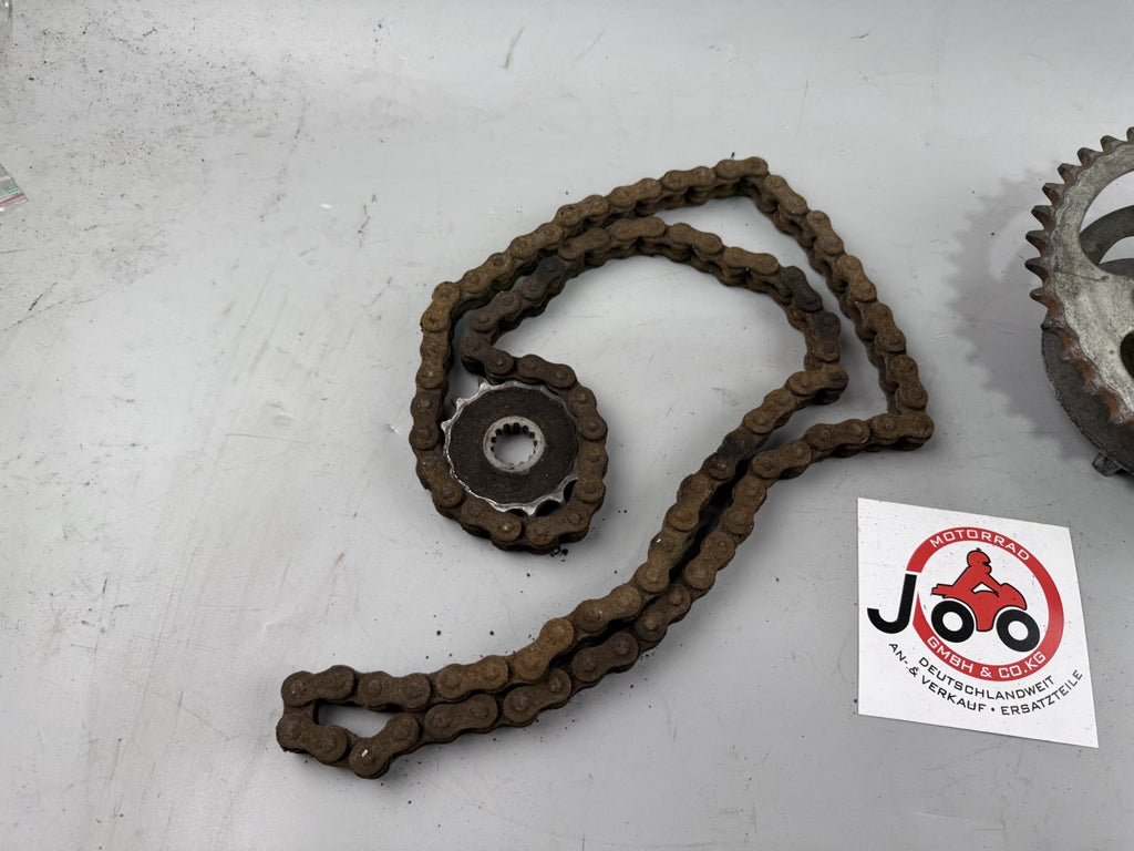 Suzuki GN250 NJ42A Ritzel Kettensatz Kettenkit Chain Antrieb
