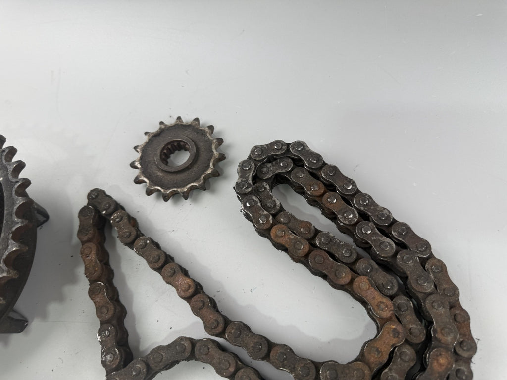 Kawasaki ZX-6R ZX600F Kettensatz Chain Ritzel