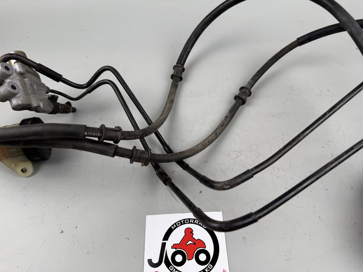 Honda VFR800 RC46 FI Bremsanlage Brake Bremse back hinten Sattel Pumpe Leitung