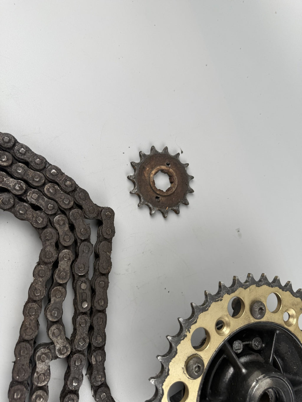 Honda XL600R PD03 Kettensatz Kette Chain Ritzel Kettenrad